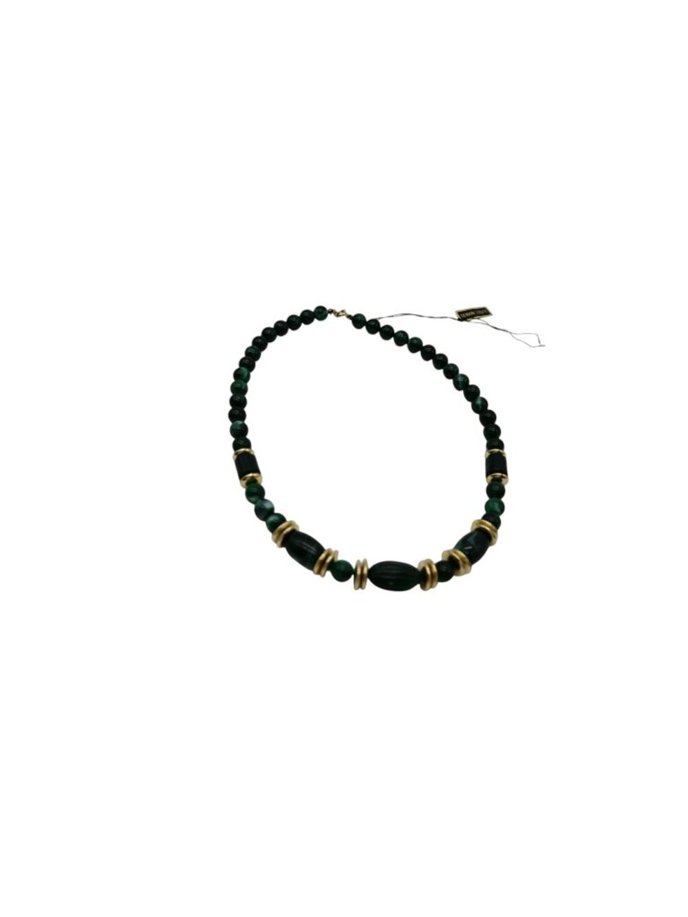 Unbranded Genuine Lucite Necklace Green Vintage Chunky Statement Retro Jewelry